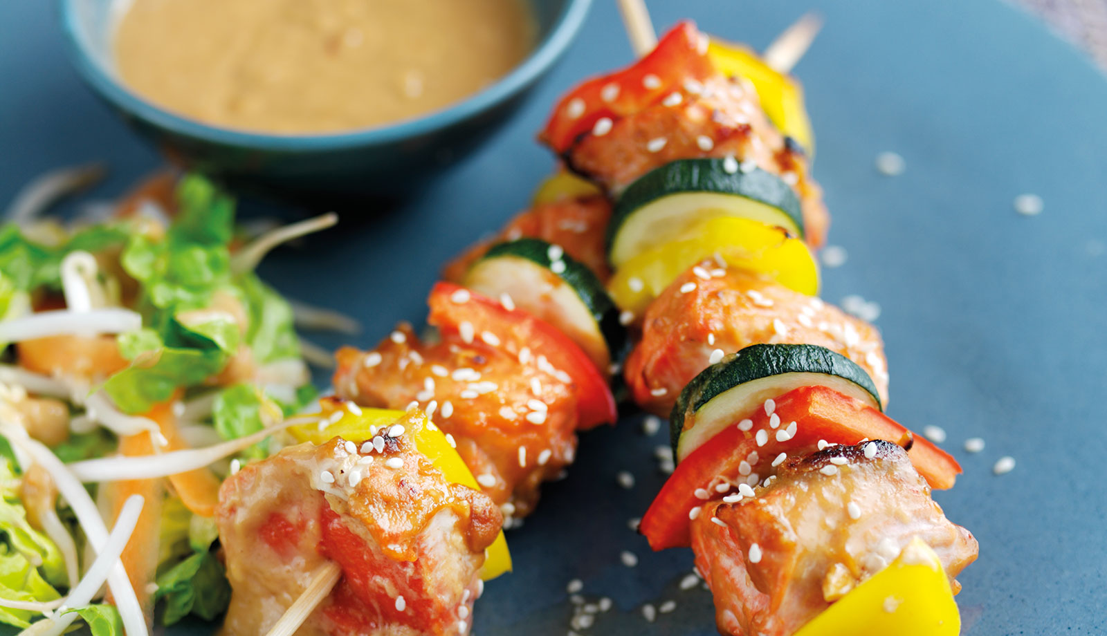 Alaska Salmon Satay Skewers Recipe by Wild Alaska Seafood