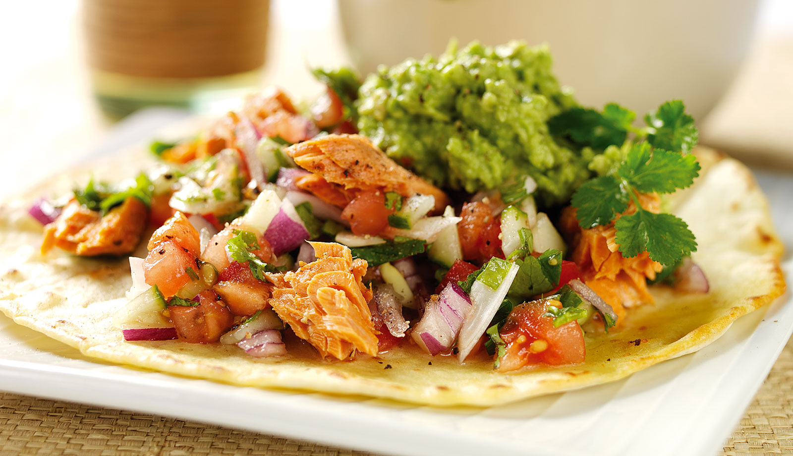 Mexican Wild Alaska Salmon Tortillas Recipe
