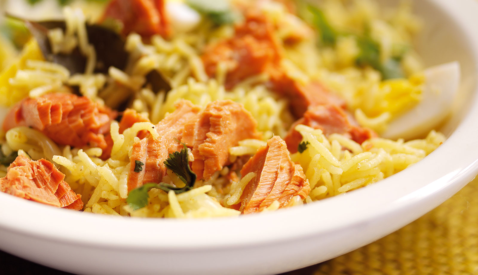 OvenBaked Wild Alaska Salmon Kedgeree Recipe