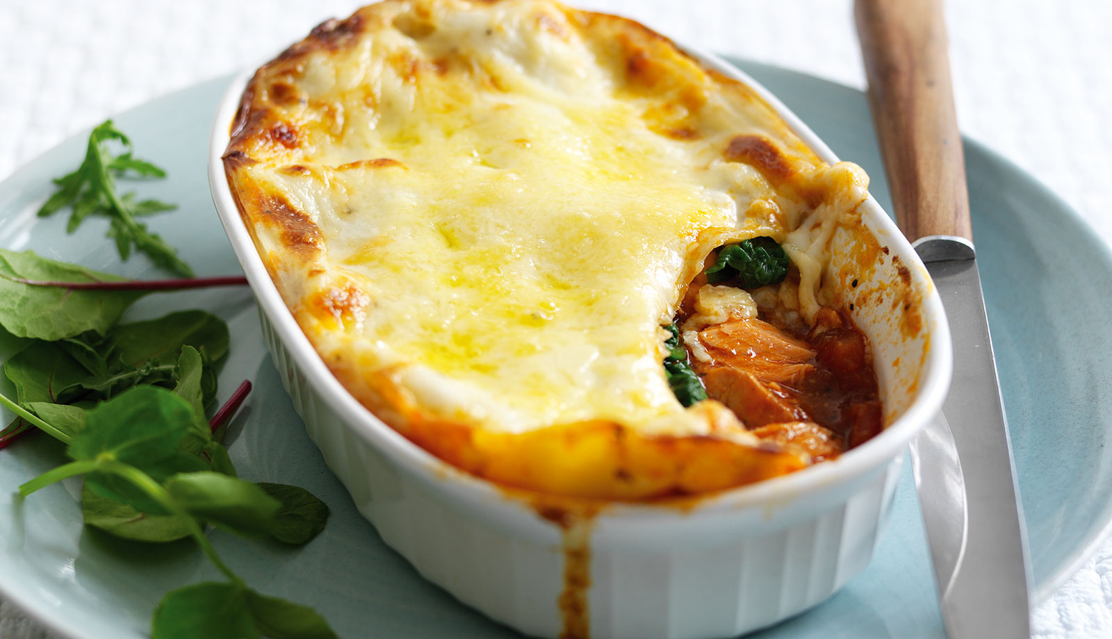 Wild Alaska Salmon and Spinach Lasagne Seafood Recipe