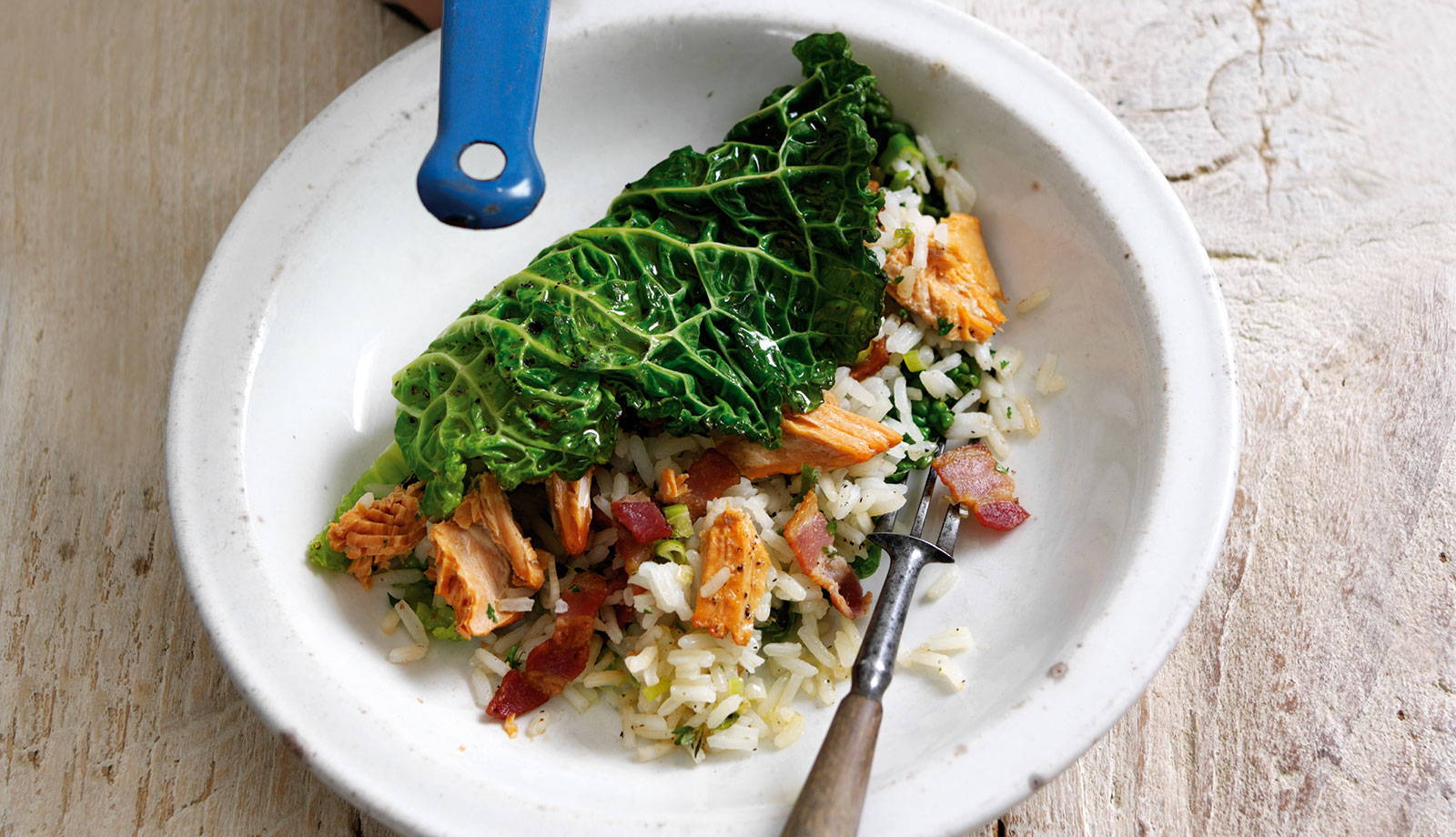 Wild Alaska Salmon-Stuffed Cabbage Leaves Seafood Recipe