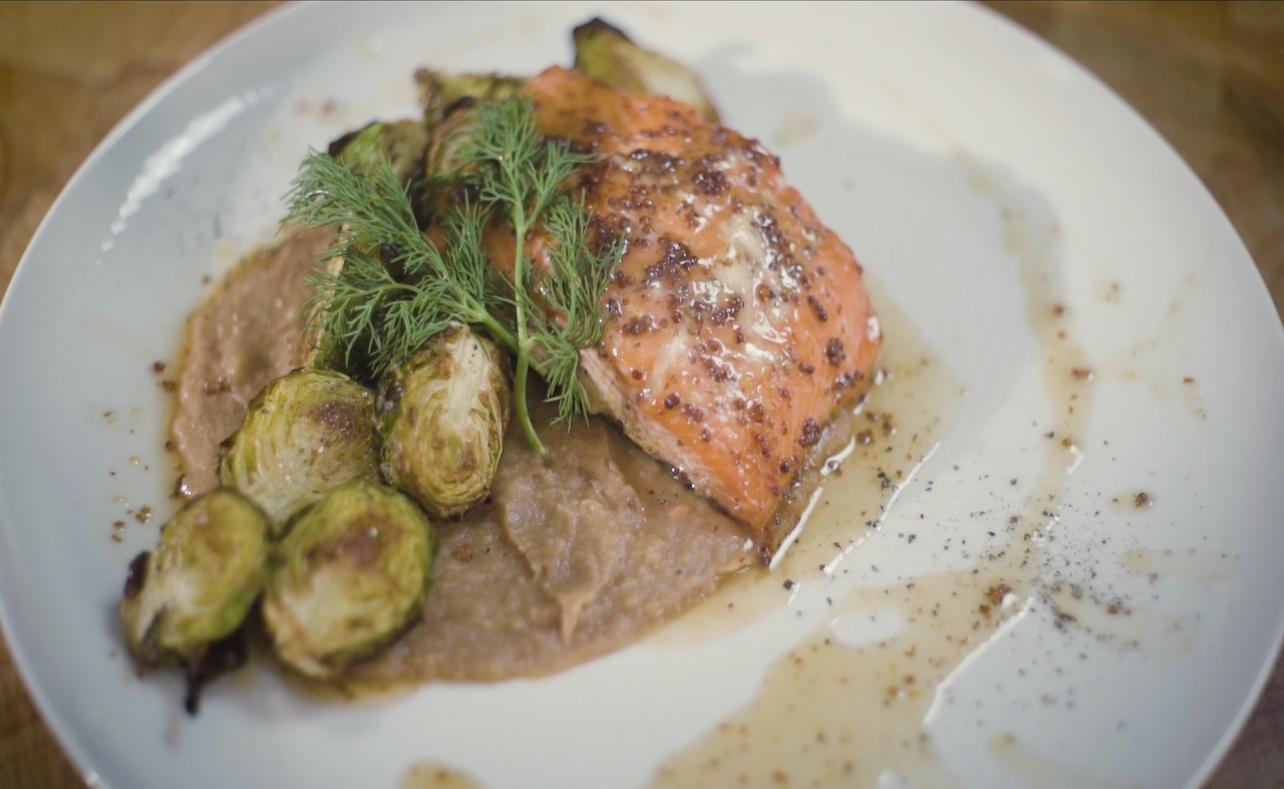 Maple Glazed Alaska Salmon by Dale Pinnock