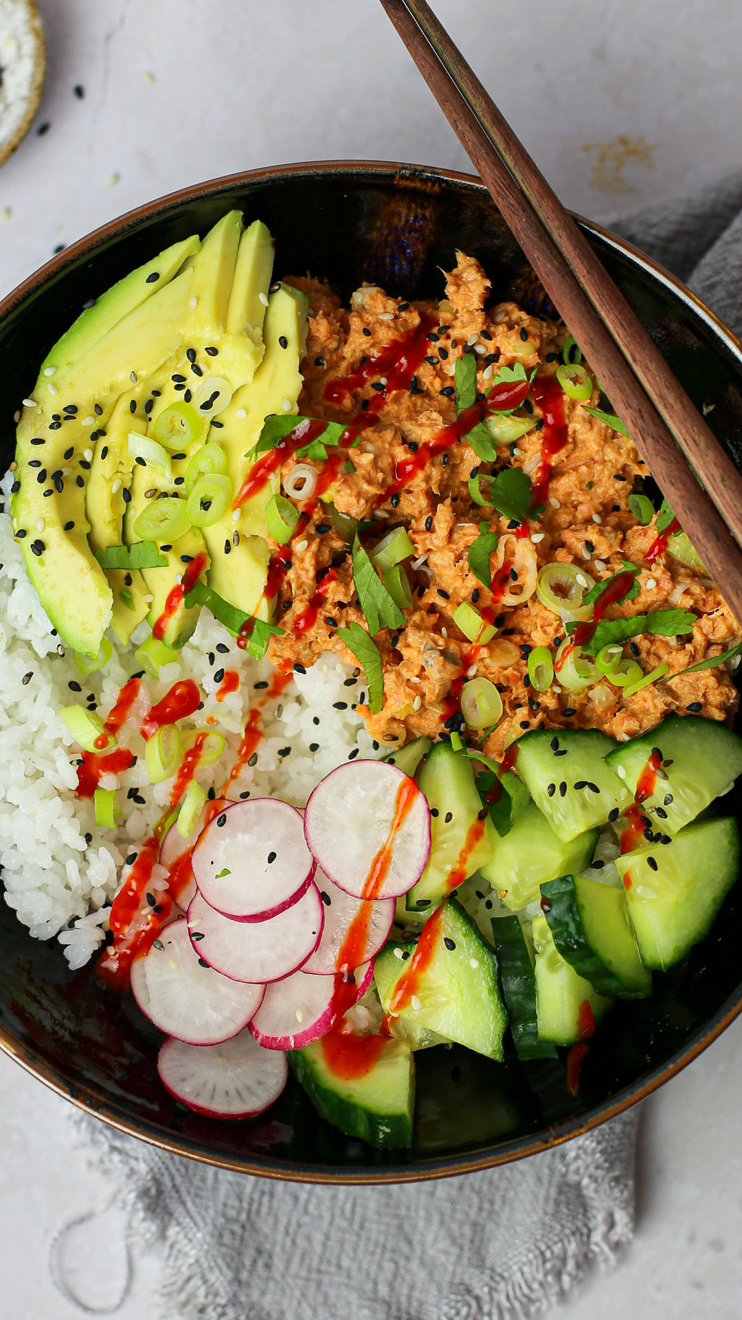 Wild Alaska Seafood Salmon Sushi Bowl Wild Alaska Seafood