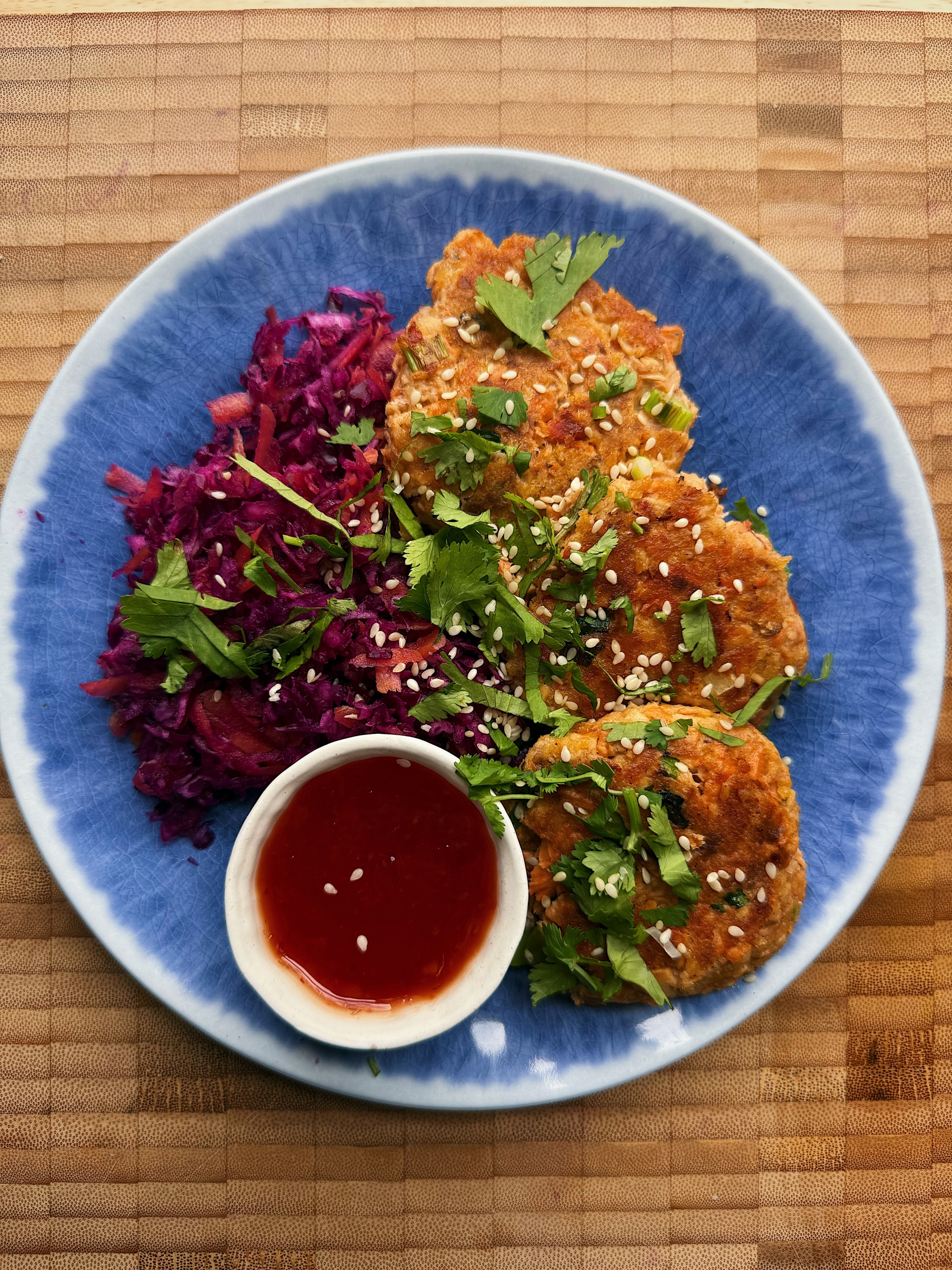 Thai Salmon Fishcakes with Slaw - Wild Alaska Seafood