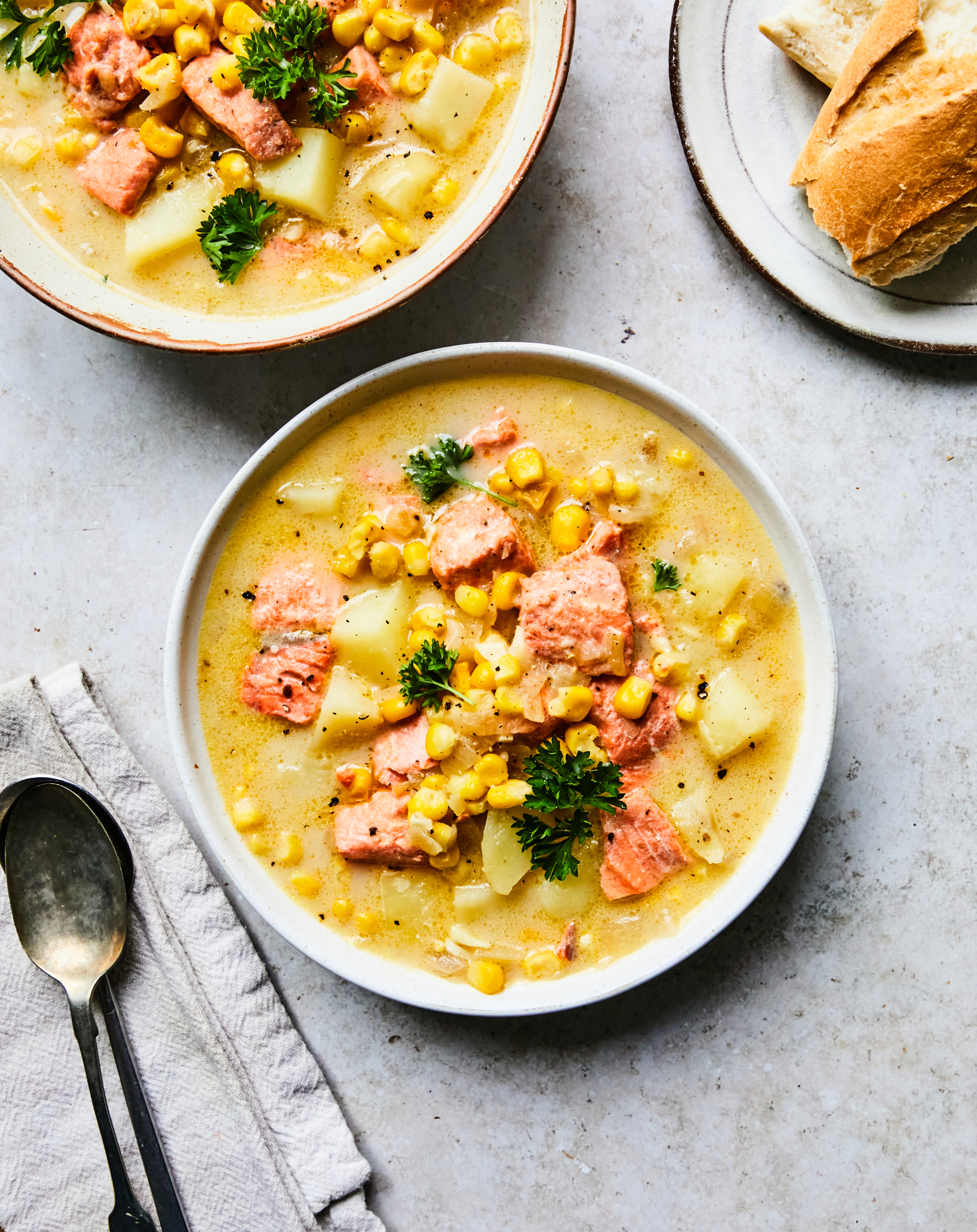 ALASKA SOCKEYE SALMON & SWEETCORN CHOWDER - Wild Alaska Seafood